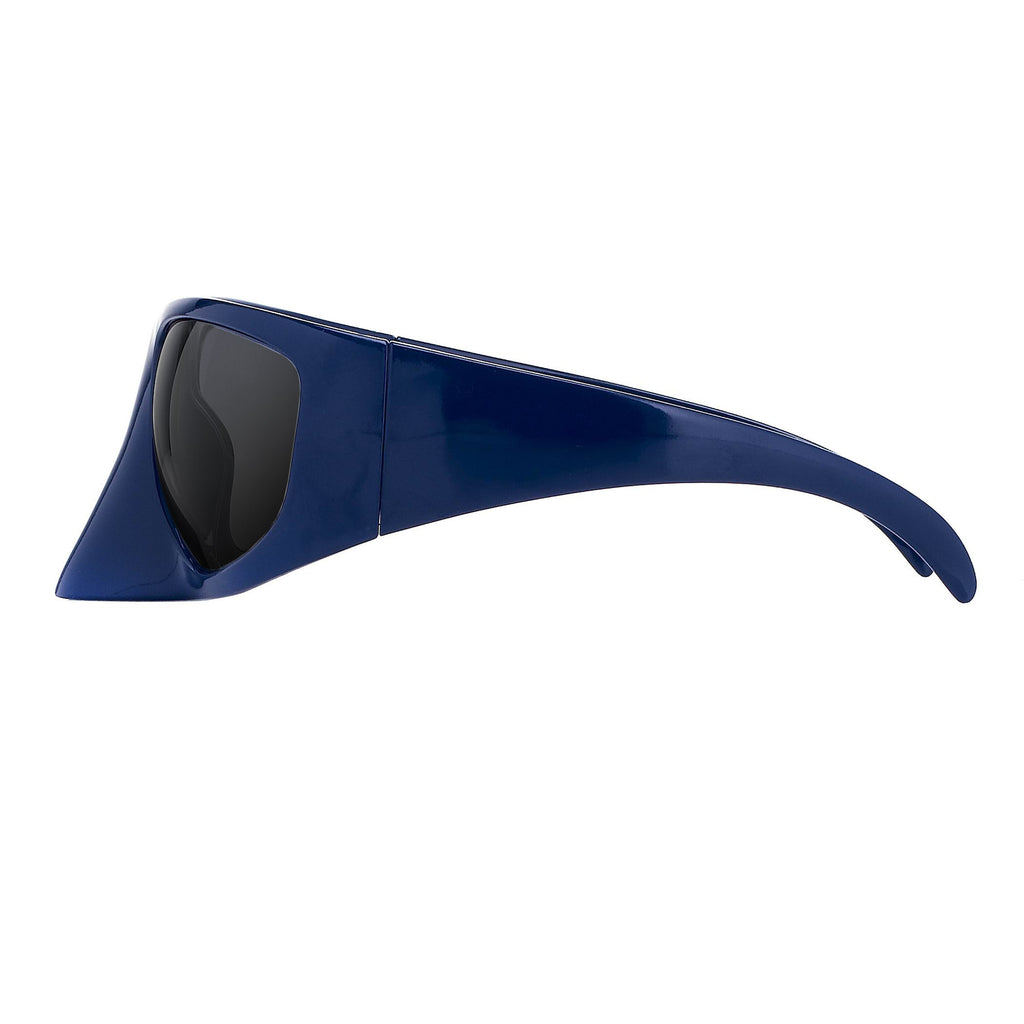 The Mask Sunglasses in Blue | LINDA FARROW – LINDA FARROW ...