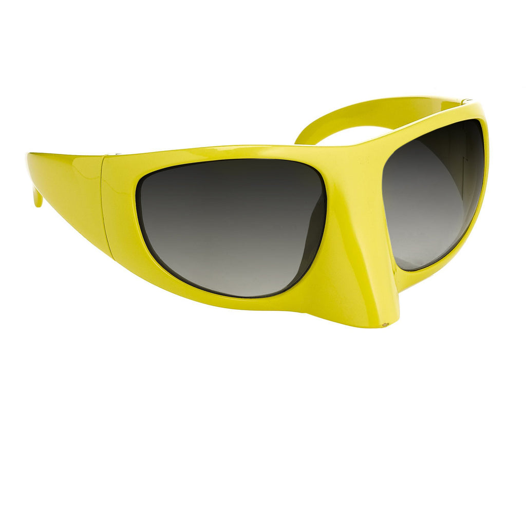 The Mask Sunglasses in Yellow | LINDA FARROW – LINDA FARROW (U.S.)