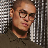 The Calthorpe | Mens' Oval Optical Frame in Black (C1)