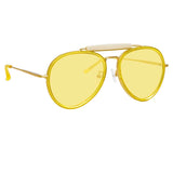 Dries Van Noten 188 C2 Aviator Sunglasses