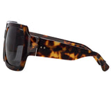 Dries Van Noten Oversized Sunglasses in Tortoiseshell