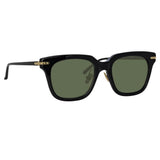 Empire D-Frame Sunglasses in Black