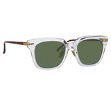 Empire D-Frame Sunglasses in Clear