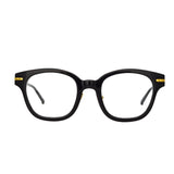Atkins Optical D-Frame in Black and Yellow Gold