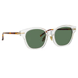 Atkins D-Frame Sunglasses in Clear