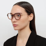 Lane Square Optical Frame in Tortoiseshell (Asian Fit)