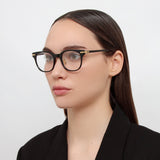 Arch Optical D-Frame in Black (Asian Fit)