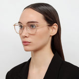 Danilo Angular Optical Frame in Rose Gold