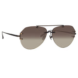 Duit Aviator Sunglasses in Black