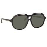 Raphael Aviator Sunglasses in Black