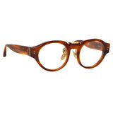 Leon Angular Optical Frame in Horn (Men's)