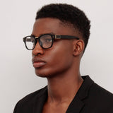 Men's Carlos Optical D-Frame in Black