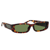 Men's Talita Rectangular Sunglasses in Tortoiseshell