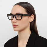 Falck Rectangular Optical Frame in Black