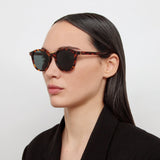 Powell D-Frame Sunglasses in Tortoiseshell