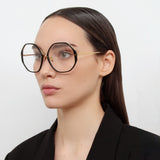 The Alona | Oversized Optical Frame in Black (C10)