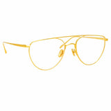 Linda Farrow Auguste C1 Aviator Optical Frame