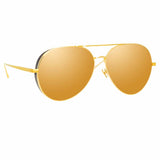 Linda Farrow Ace C2 Aviator Sunglasses