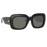 Linda Farrow Lavinia C1 Rectangular Sunglasses