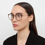 The Calthorpe | Oval Optical Frame in Brown (C6)