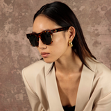 Lomas D-Frame Sunglasses in Tortoiseshell