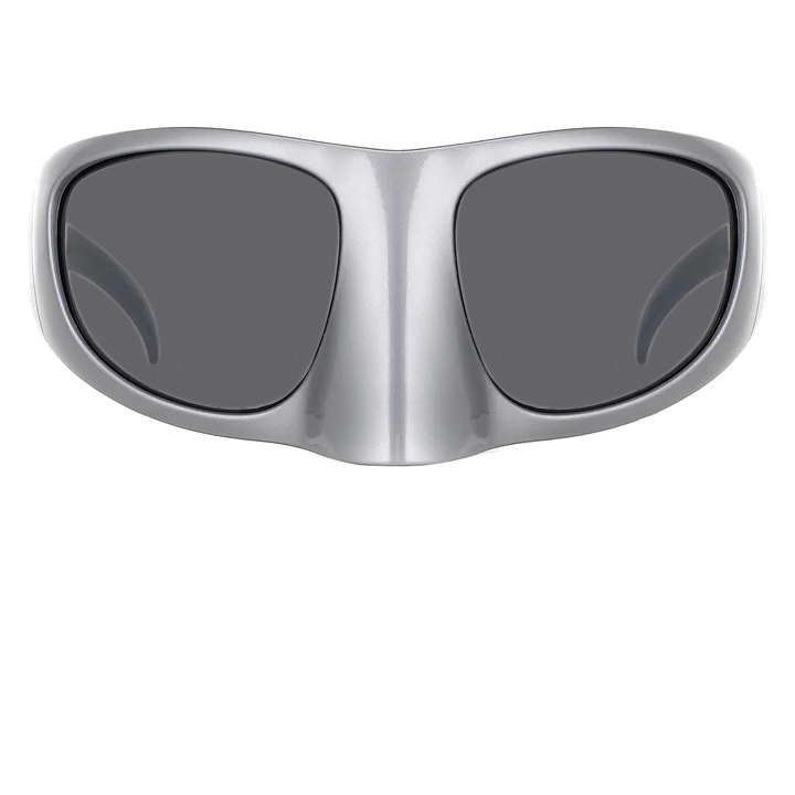 The Mask Sunglasses in Silver FARROW – FARROW LINDA | LINDA