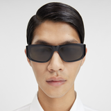 Pilota D-Frame Sunglasses in Black by Jacquemus