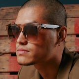 Carolina Flat Top Sunglasses in Ash