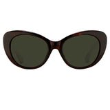 Dries van Noten Cat Eye Sunglasses in Dark Tortoiseshell