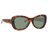 Dries Van Noten 195 Round Sunglasses in Tortoiseshell