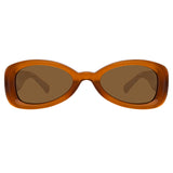 Dries van Noten 204 Aviator Sunglasses in Brown