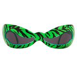 Jeremy Scott Wave Sunglasses in Green