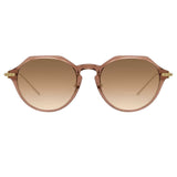 Linda Farrow Linear Wren C10 Angular Sunglasses