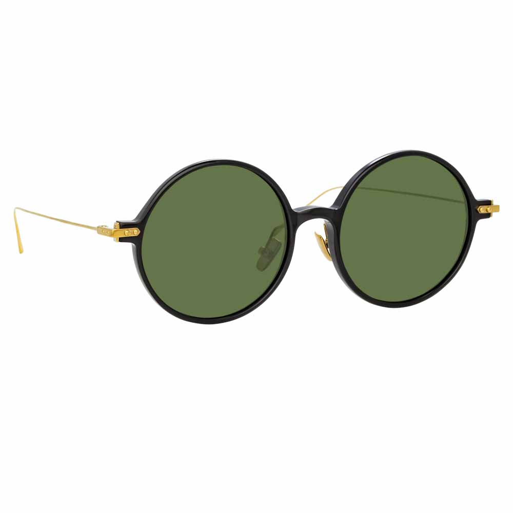 Amazon.com: Ray-Ban RB3447 001 Round Sunglasses Arista Gold/Crystal Green  Lens 50mm : Clothing, Shoes & Jewelry
