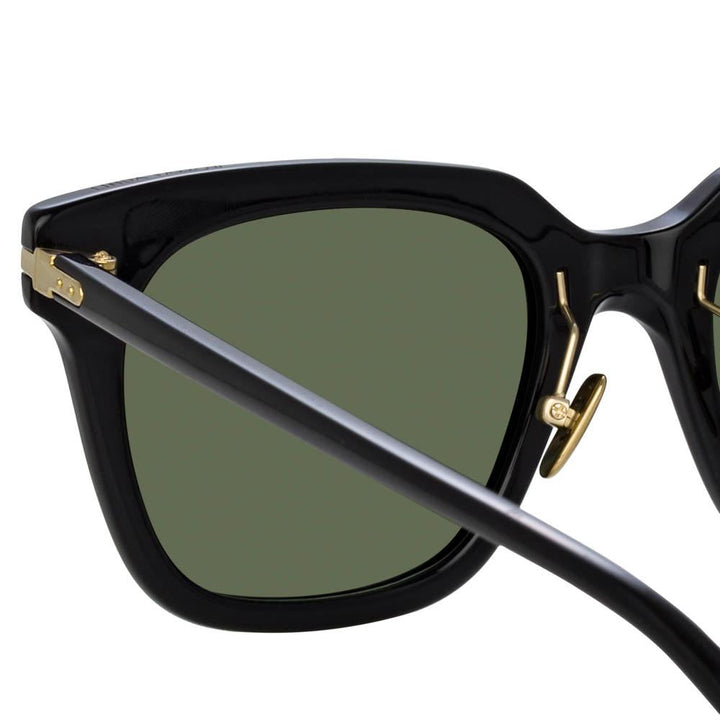 Linda Farrow - Empire A D-Frame Sunglasses in Clear - Men - Adult - LF28AC7SUN