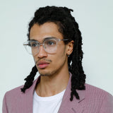 Atkins Optical D-Frame in Clear (Men's)