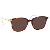 Coffey A Rectangular Sunglasses in Tortoiseshell