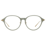 Pearce Oval Optical Frame in Steel  (Asian Fit)