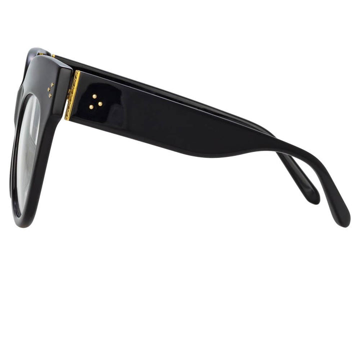 Keaton Oversized Glasses In Black Frame By Linda Farrow Linda Farrow Us 3666