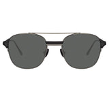Reed Square Sunglasses in Nickel
