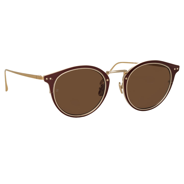 Linda Farrow Dustin Round Sunglasses