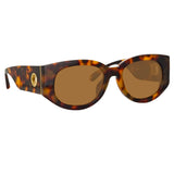 The Debbie | D-Frame Sunglasses in Tortoiseshell (C2)