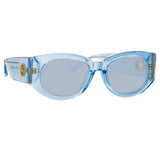 Debbie D-Frame Sunglasses in Blue