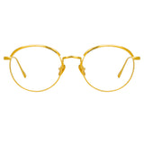 The Marlon | Oval Optical Frame in Yellow Gold (C5)