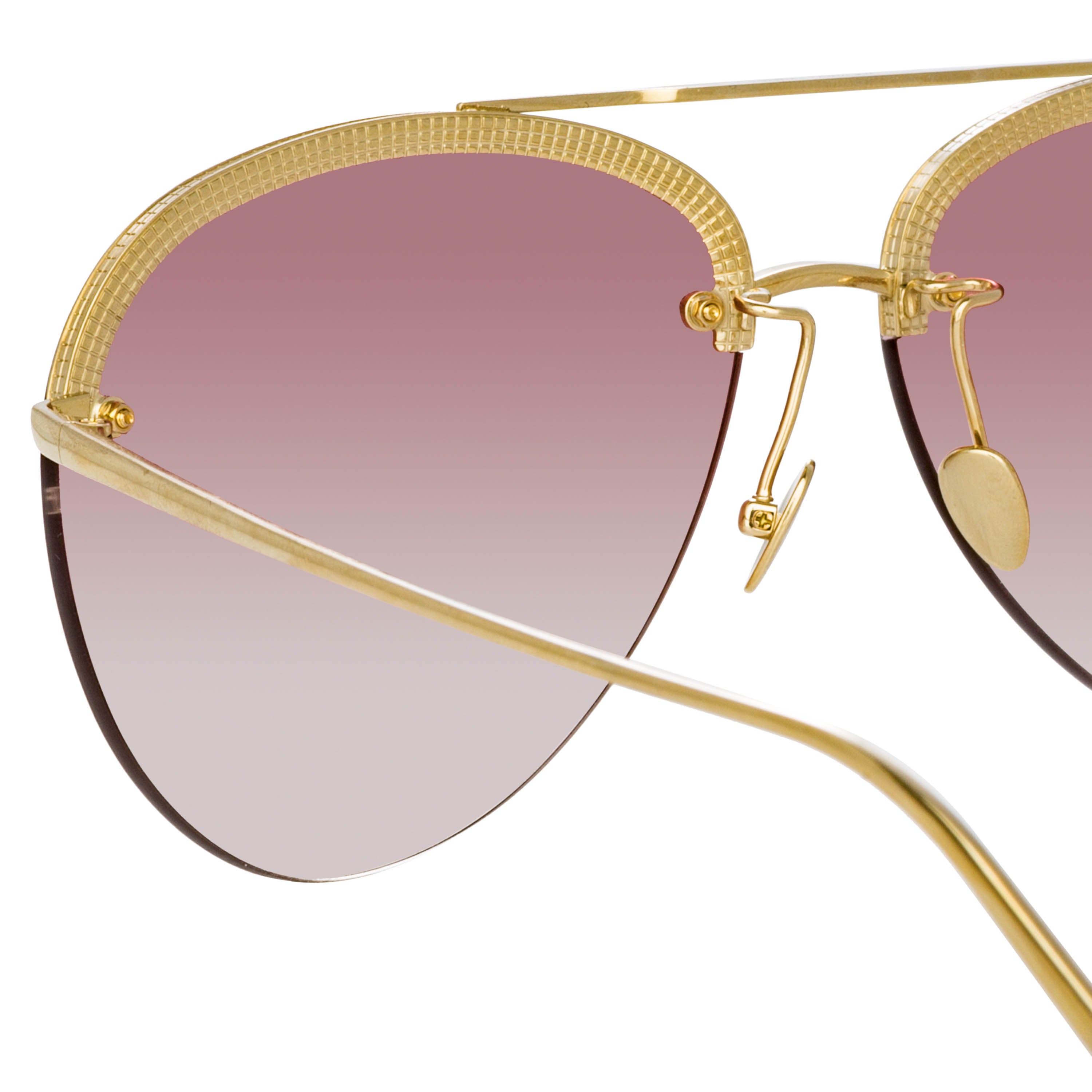 Linda Farrow Dee Aviator Sunglasses