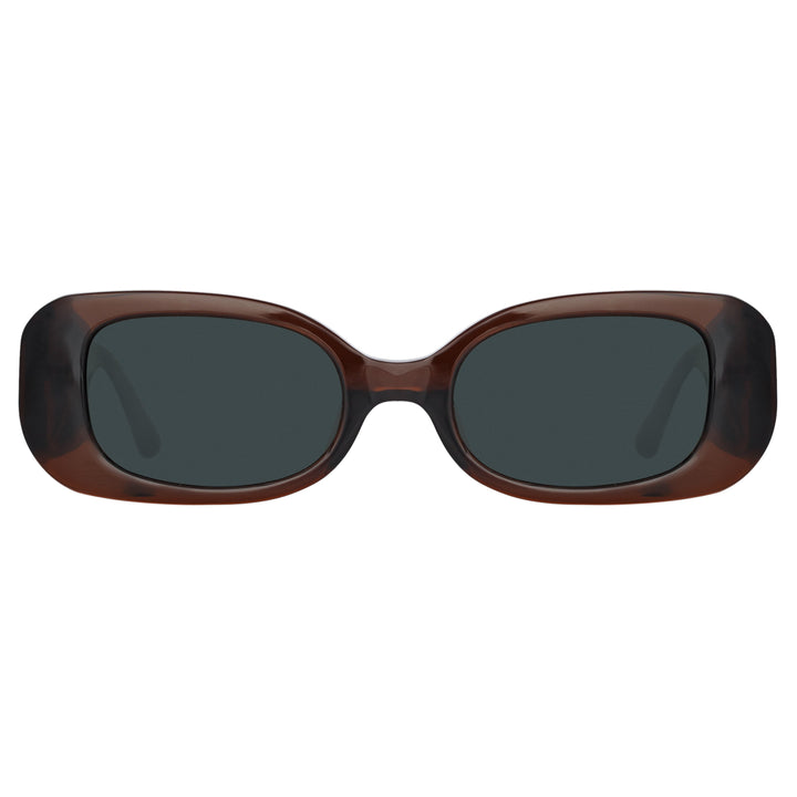 Buy JUST-STYLE Brown Frame Brown Shade Rectangular Sunglasses for Men &  Women at Amazon.in