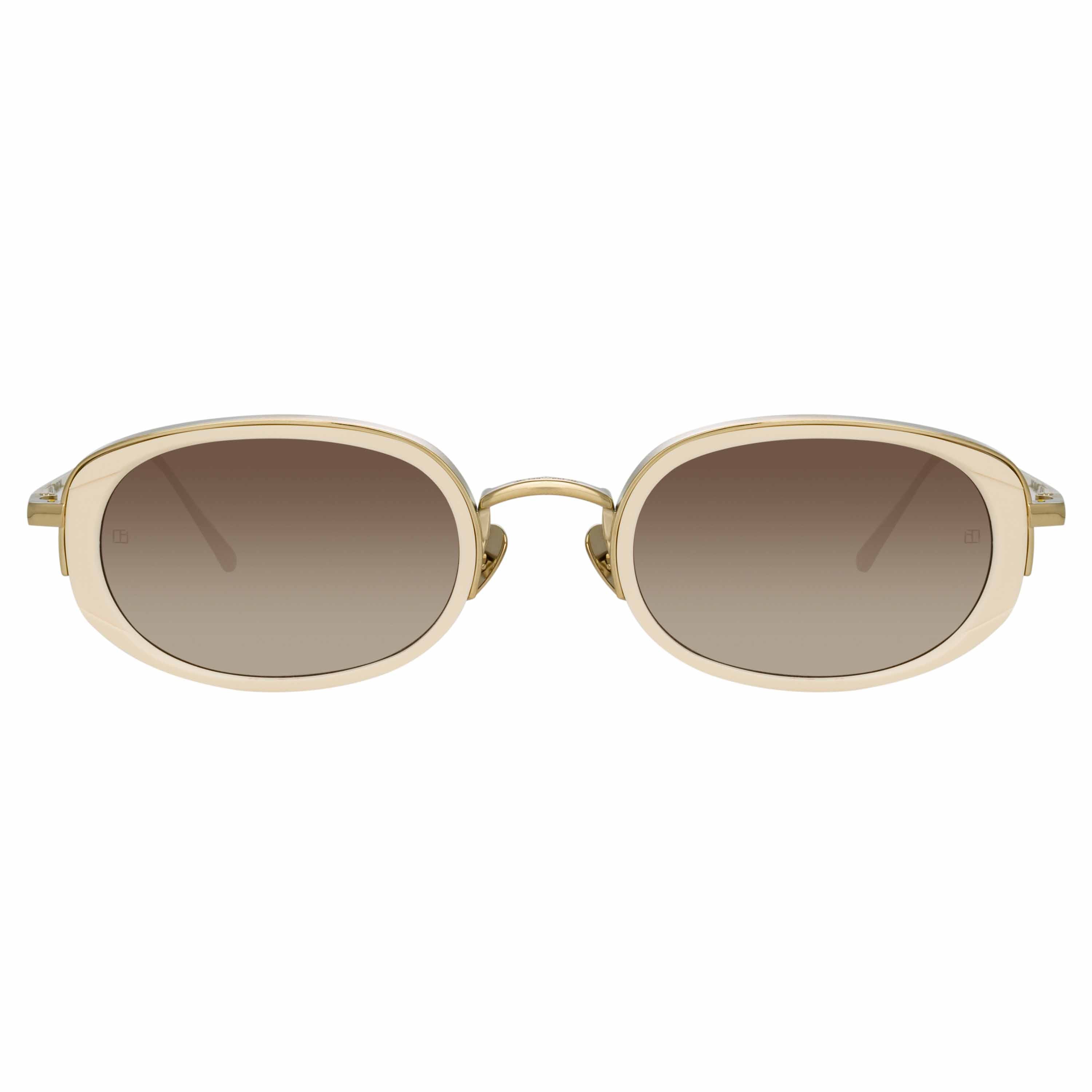 Linda Farrow Dustin Round Sunglasses