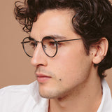 Comer Optical Oval Frame in White Gold