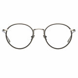 Comer Optical Oval Frame in White Gold