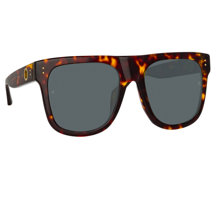 Flat top tortoise sales shell sunglasses